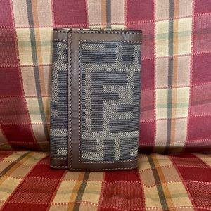 Authentic Fendi Zucca key fob